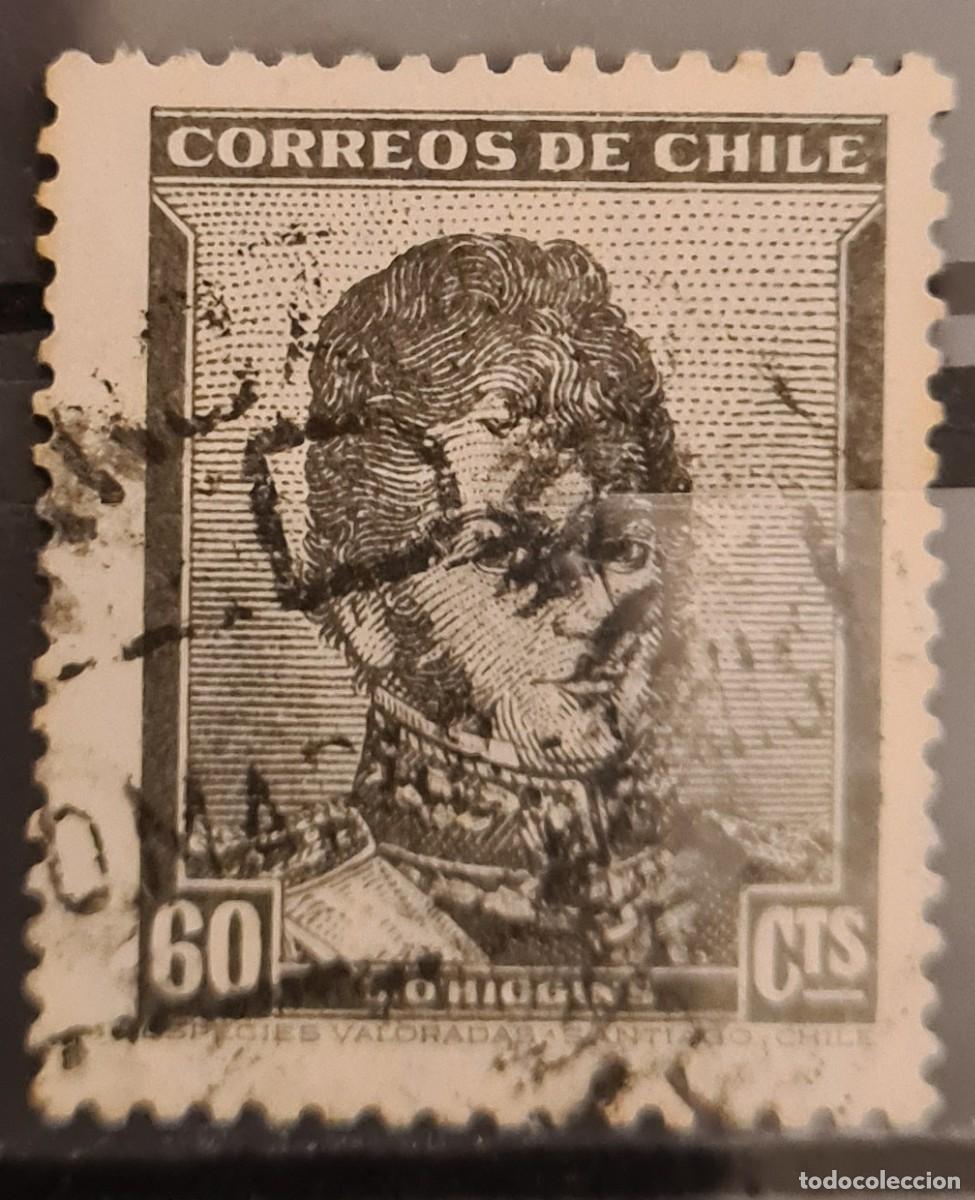 Sellos: Sello usado de Chile 1948: B.O'Higgins