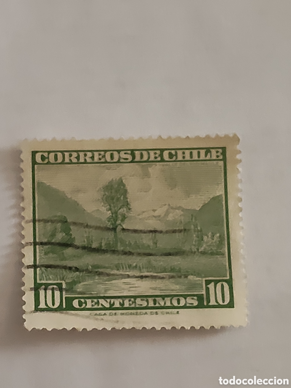 Sellos: Sello de Chile valle del r&iacute;o Maule 1961-62