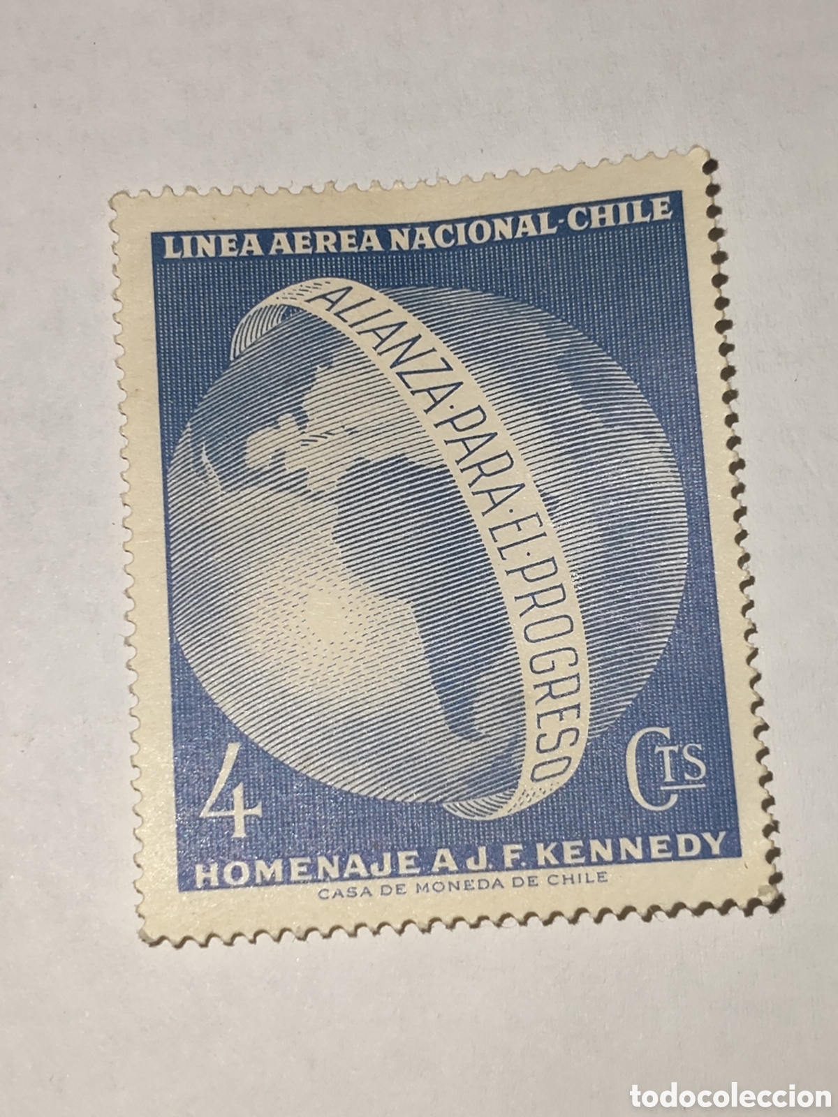 Sellos: Sello de Chile correo a&eacute;reo 1963