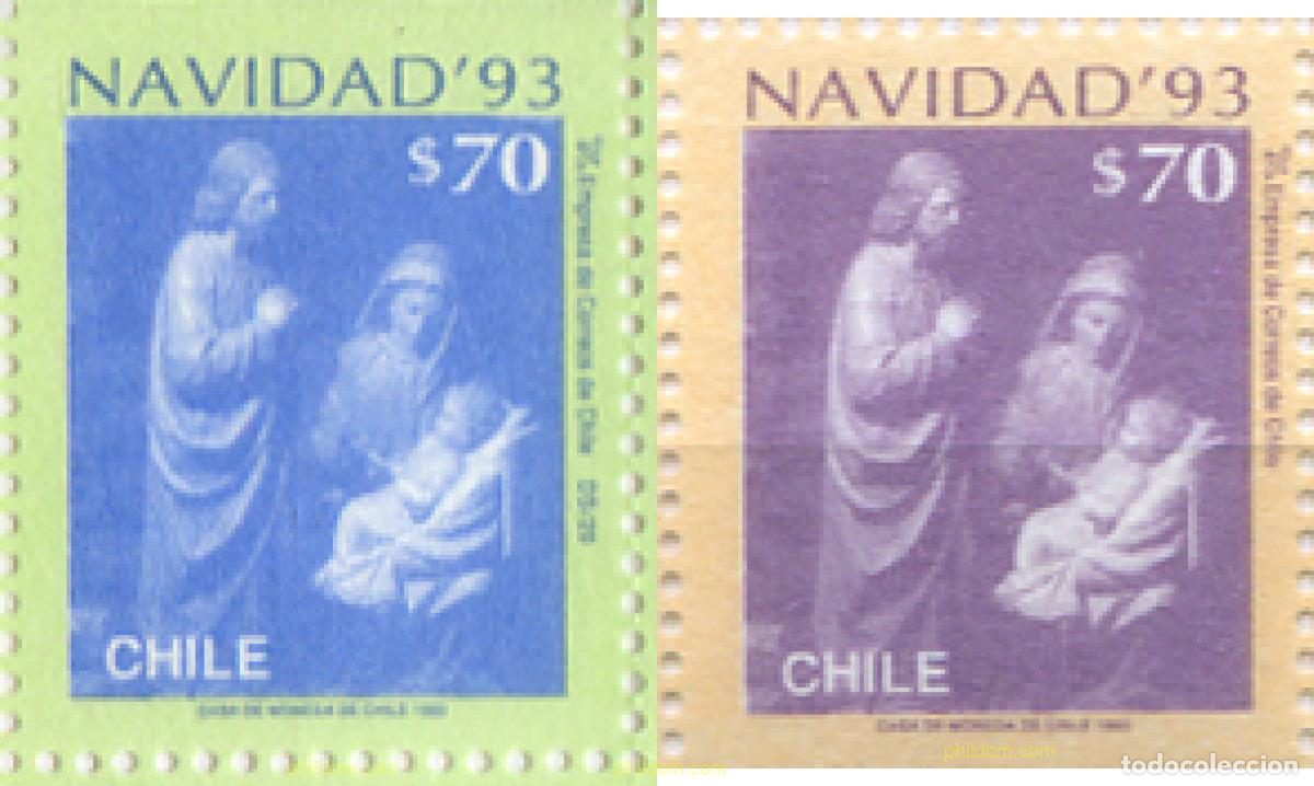 Sellos: 303532 MNH CHILE 1993 NAVIDAD