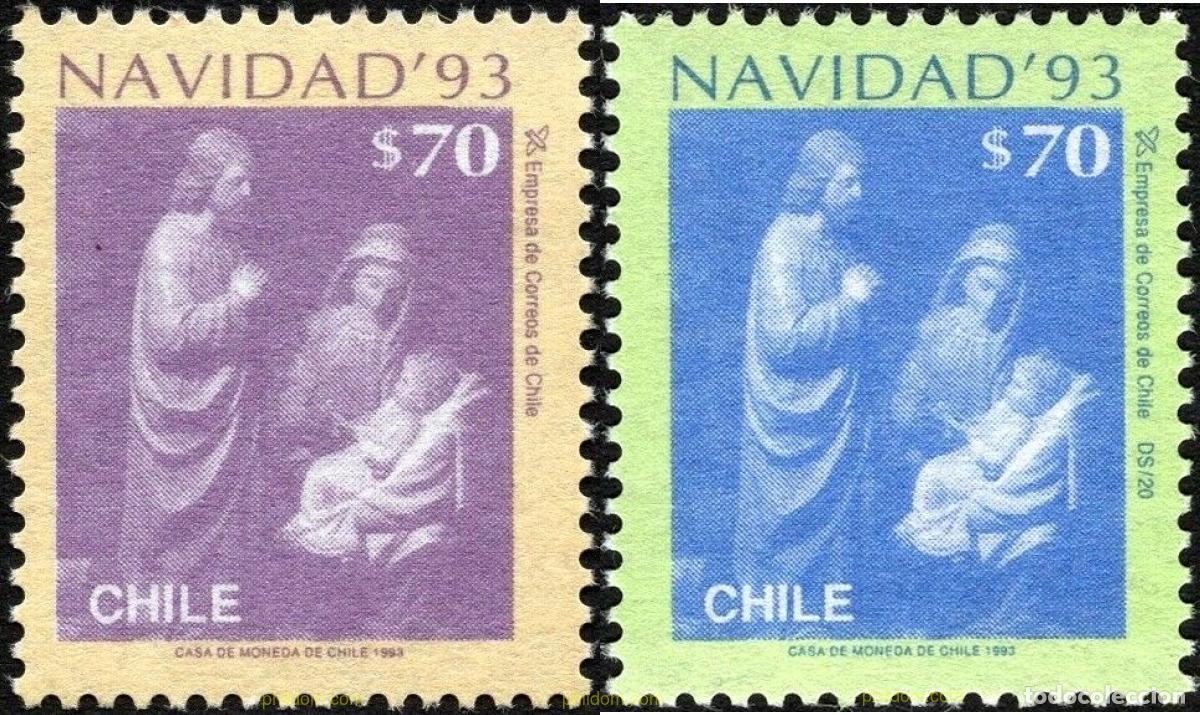 Sellos: 303532 MNH CHILE 1993 NAVIDAD