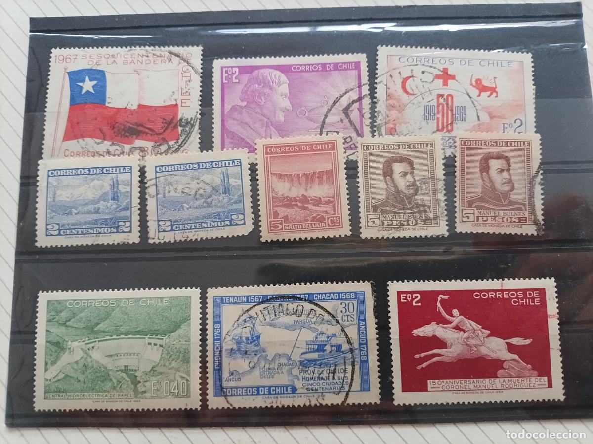 Sellos: Lote de sellos de Chile