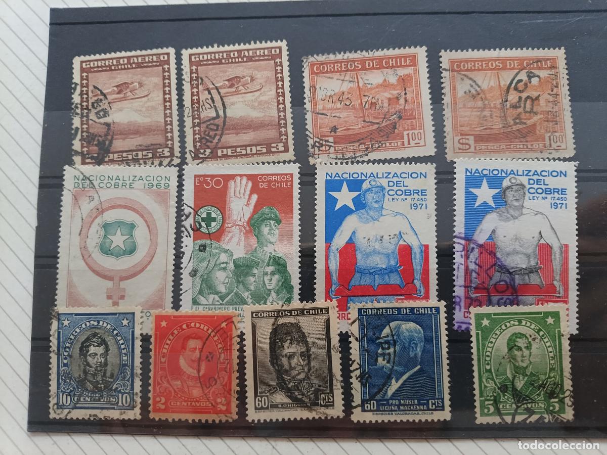 Sellos: Lote de sellos de Chile