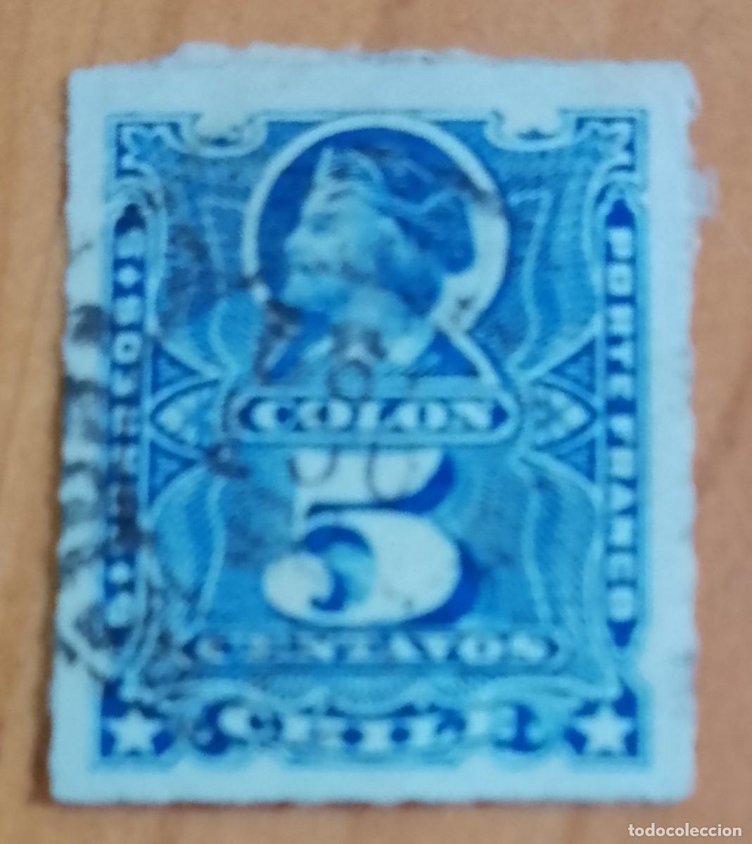 Sellos: CHILE - V/F 5 CENTAVOS - COL&Oacute;N