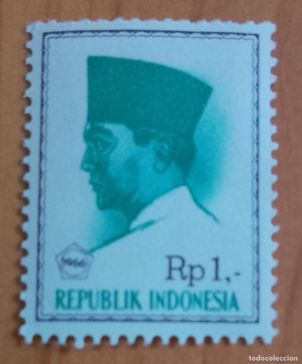 Sellos: INDONESIA - V/F RP. 1,. - A&Ntilde;O 1966PRESIDENTE: SUKARNO - SCOTT 680