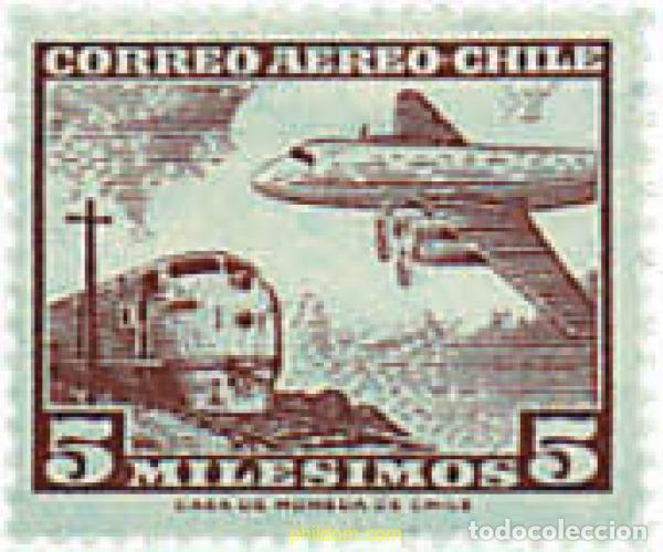 Sellos: 671518 MNH CHILE 1961 SERIE BASICA