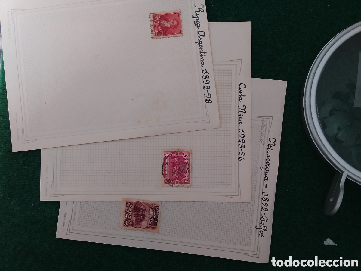 Sellos: CHILE 8 HOJAS CON SELLOS DE 1899/1930