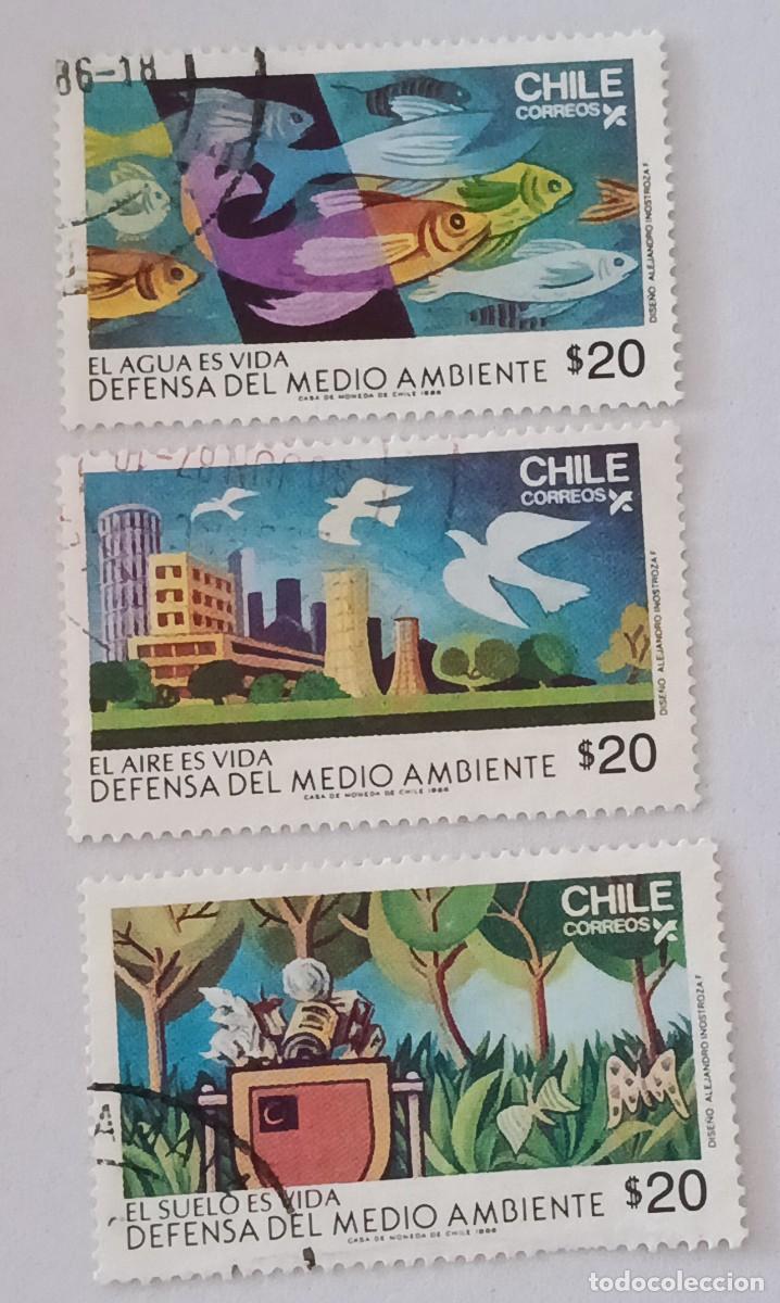 Sellos: Sellos Chile 1986 Protecci&oacute;n del medio ambiente.