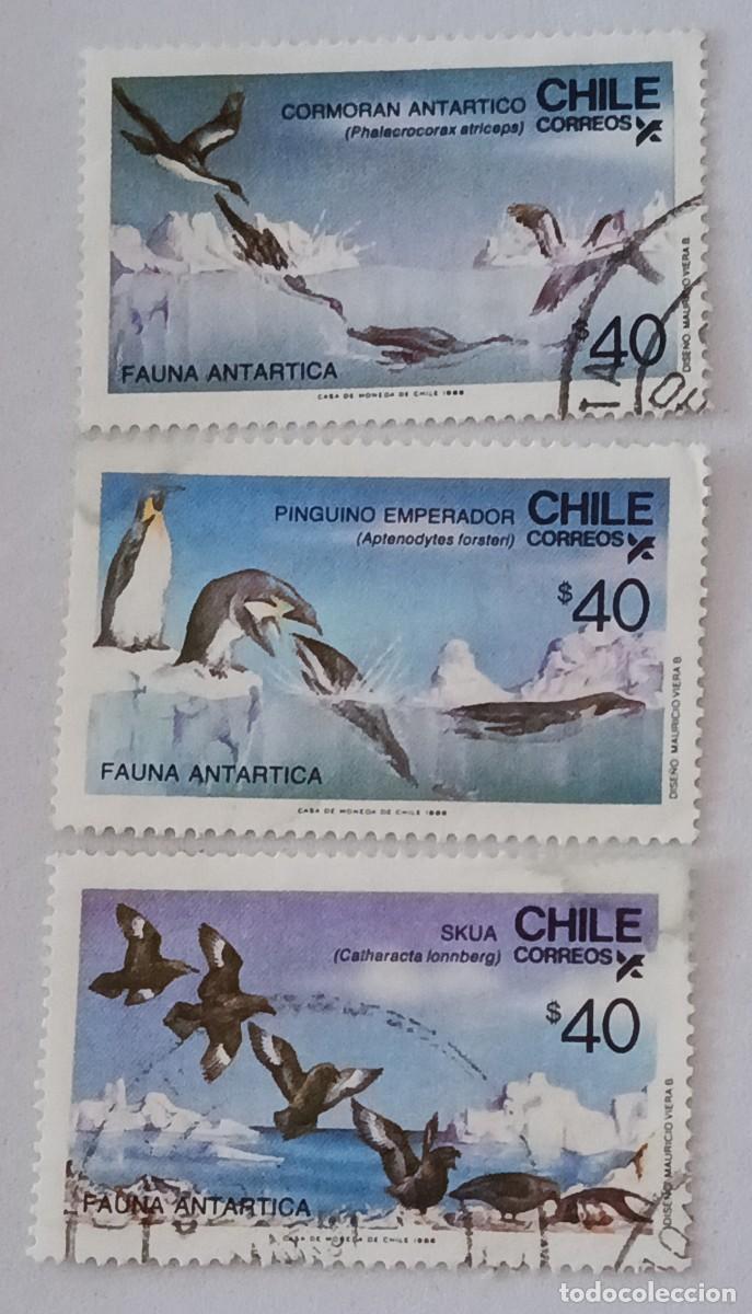 Sellos: Sellos Chile 1986 Fauna ant&aacute;rtica.