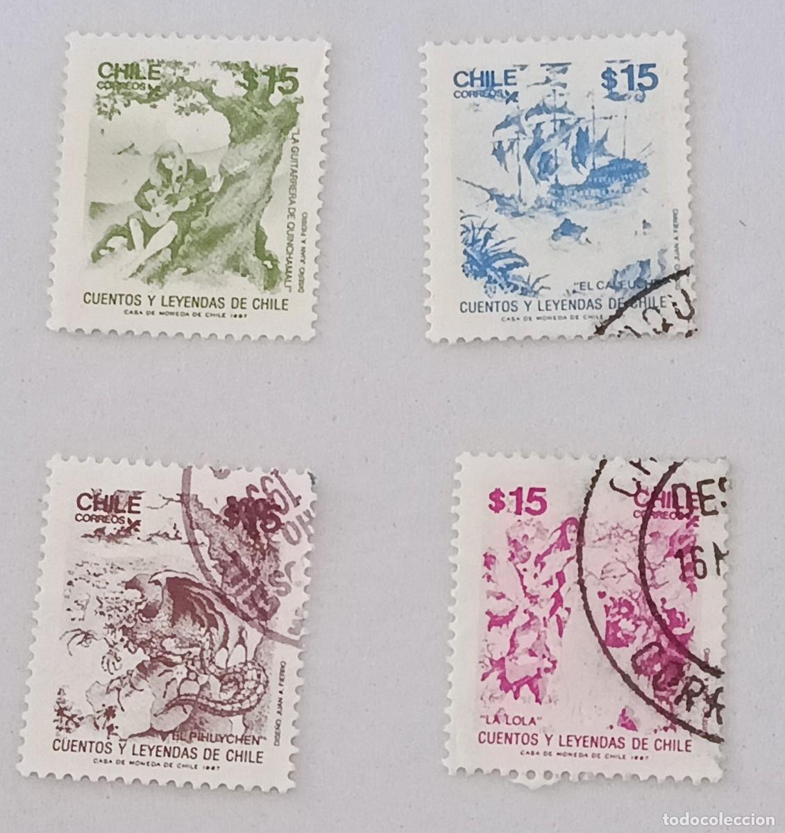 Sellos: Sellos Chile 1987 Cuentos populares.