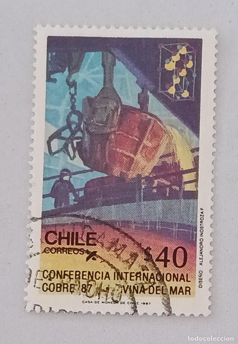 Sellos: Sellos Chile 1987 H. 33. XXV Feria internacional de Santiago de Chile &rdquo;Fisa '87&rdquo;.