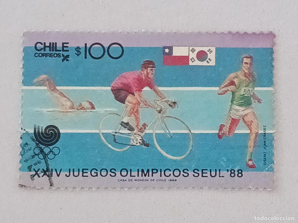 Sellos: Sellos Chile 1988 Juegos Ol&iacute;mpicos. Se&uacute;l&acute;88