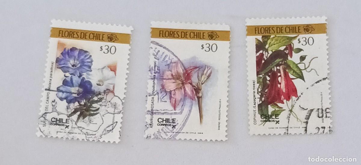 Sellos: Sellos Chile 1988 Flora nacional.