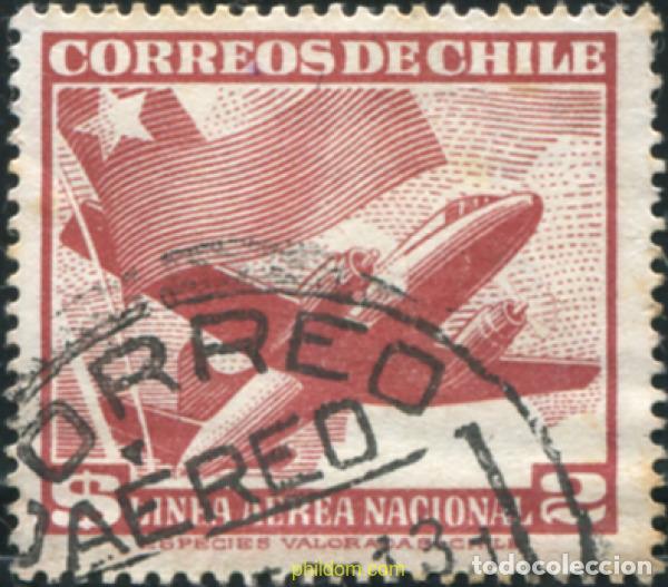 Sellos: 796373 USED CHILE 1950 SERIE BASICA