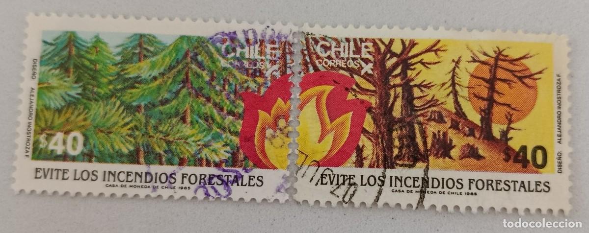 Sellos: Sellos Chile 1985 Prevenci&oacute;n de los incendios forestales.