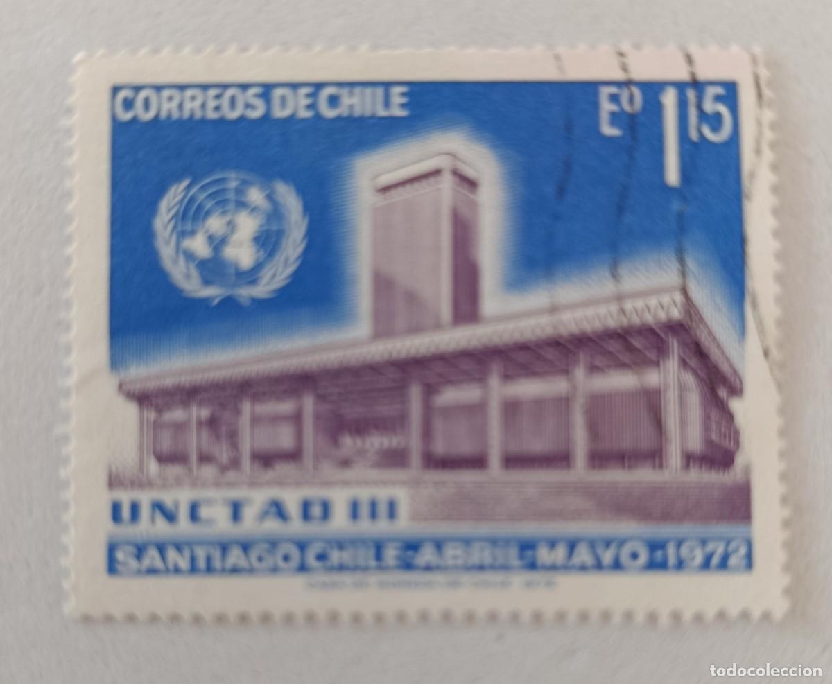 Sellos: Sellos Chile 1972 Tercera conferencia de la ONU sobre desarrollo y comercio en Santiago de Chile.