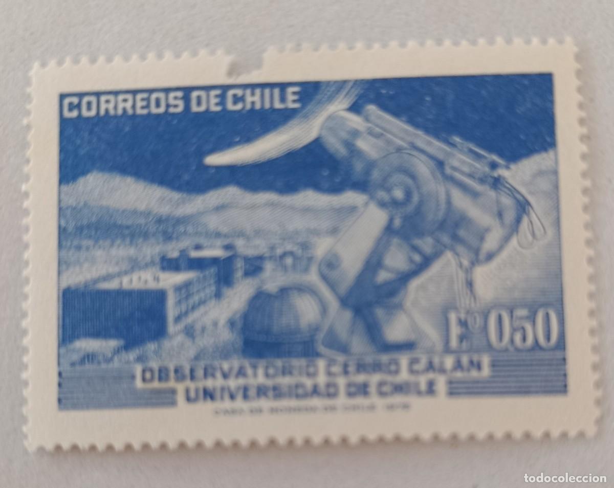 Sellos: Sellos Chile 1972 Inauguraci&oacute;n del observatorio Cerro Calan.