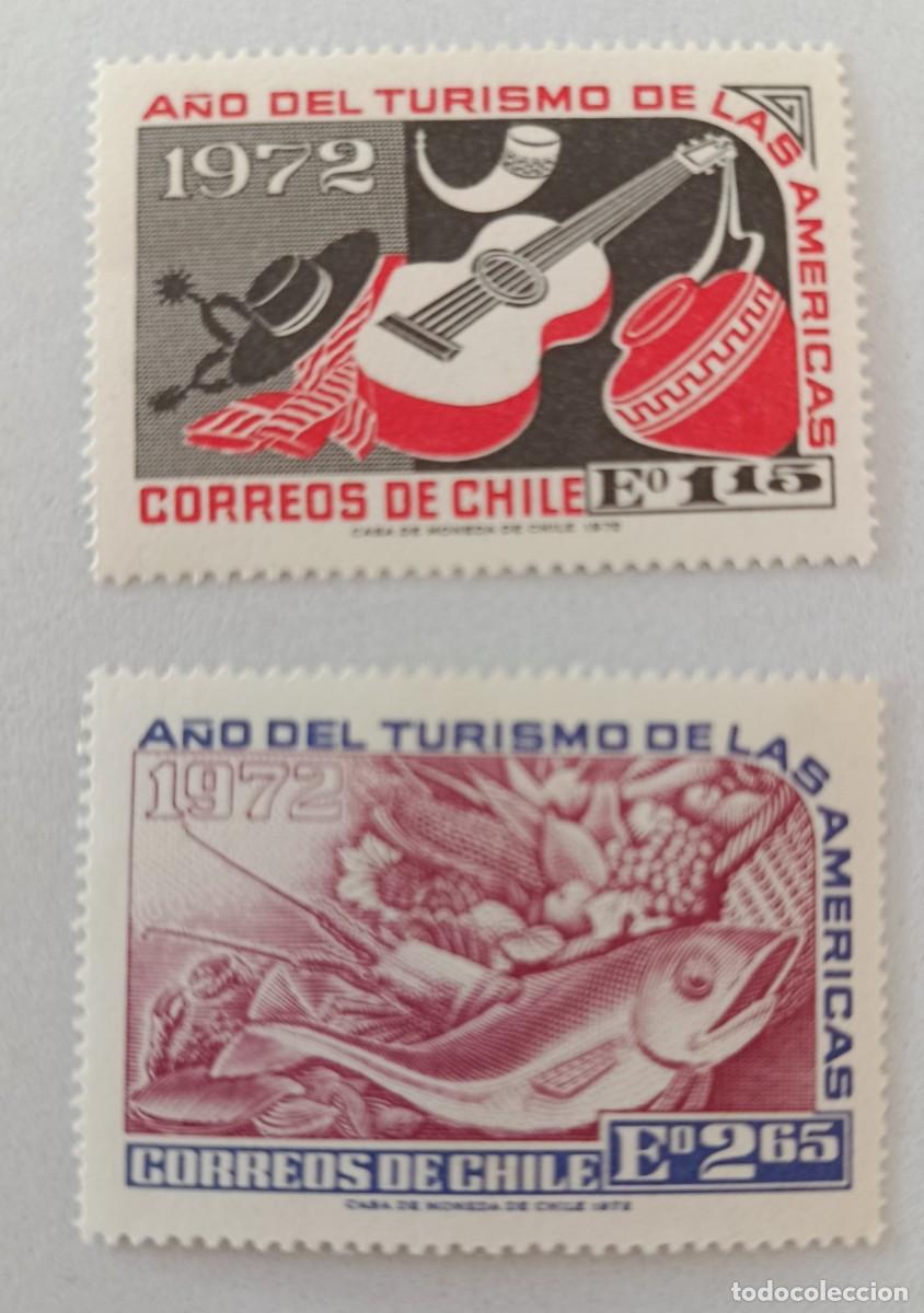 Francobolli: Sellos Chile 1972 A&ntilde;o del turismo de las Am&eacute;ricas.