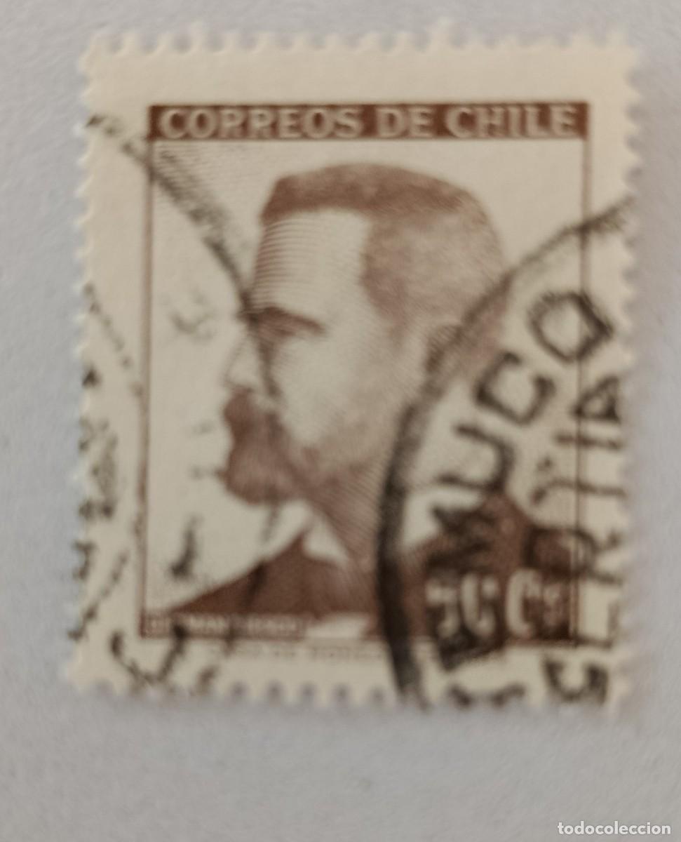 Timbres: Sellos Chile 1966 Germ&aacute;n Riesco Err&aacute;zuriz, 1.854 - 1.916. Presidente de la rep&uacute;blica.