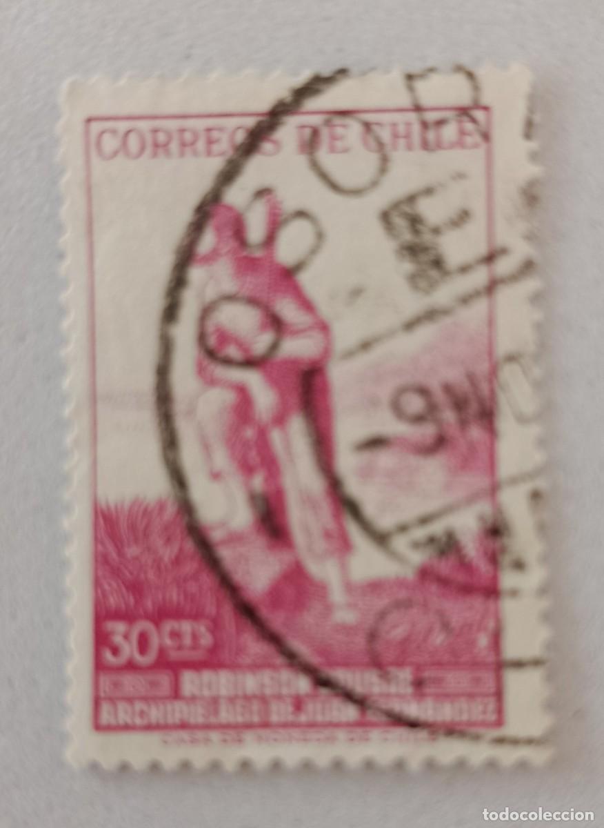 Sellos: Sellos Chile 1965 Robinson Crusoe. - Foto 1