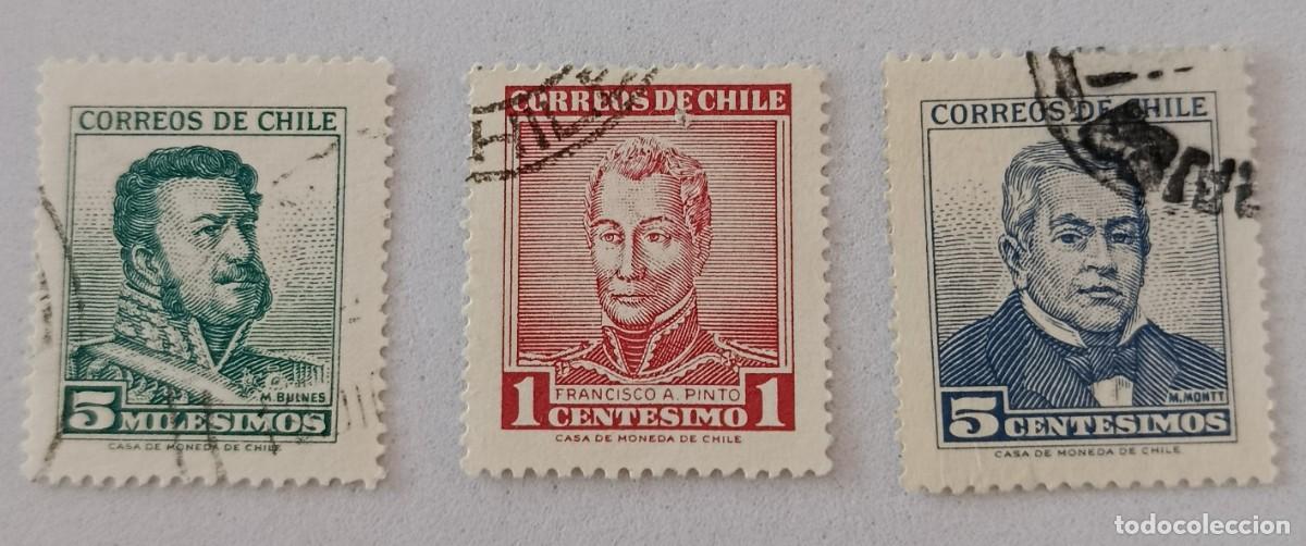 Sellos: Sellos Chile 1960 Personajes pol&iacute;ticos.