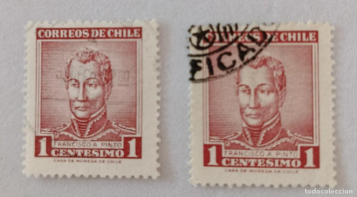 Stamps: Sellos Chile 1960 Personajes pol&iacute;ticos.