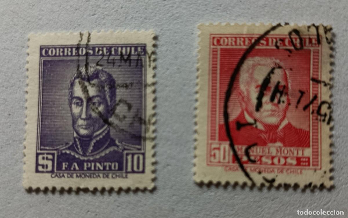 Sellos: Sellos Chile 1956 Personajes pol&iacute;ticos.