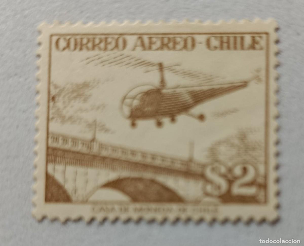 Sellos: Sellos Chile 1956 A&eacute;reos.