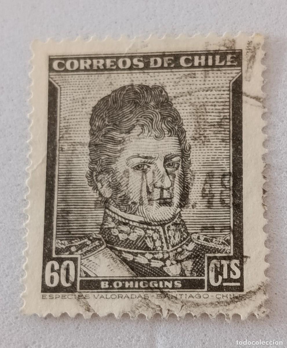 Sellos: Sellos Chile 1948 Bernardo O&acute;Higgins, 1.778 - 1.842. Militar y pol&iacute;tico.