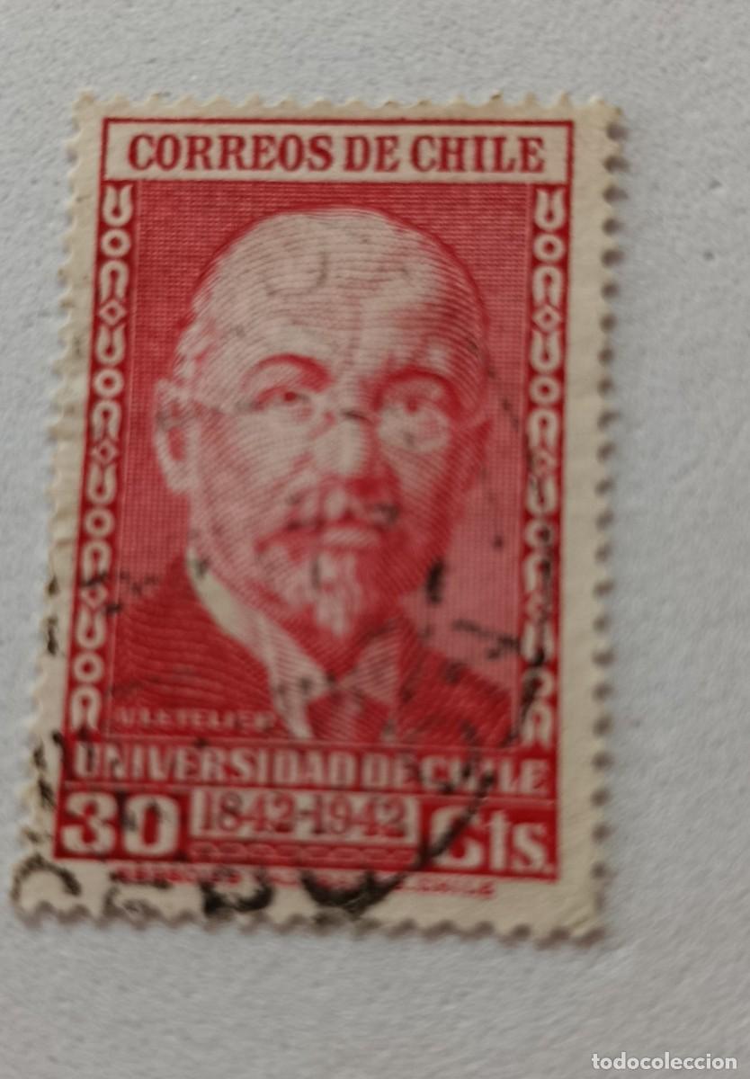Briefmarken: Sellos Chile 1942 Centenario de la universidad de Santiago de Chile.