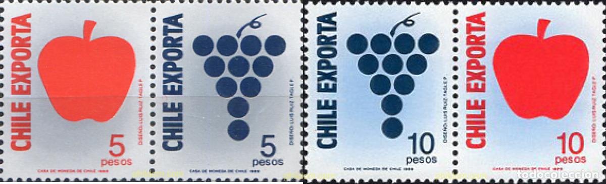 Sellos: 303460 MNH CHILE 1989 CHILE EXPORTA