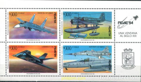 Sellos: 304855 MNH CHILE 1994 FIDAE-94 - UNA VENTANA AL SIGLO XXI