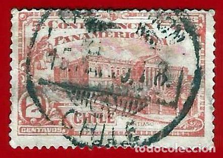 Sellos: Chile. 1923. Scott # 146. Conferencia Panamericana