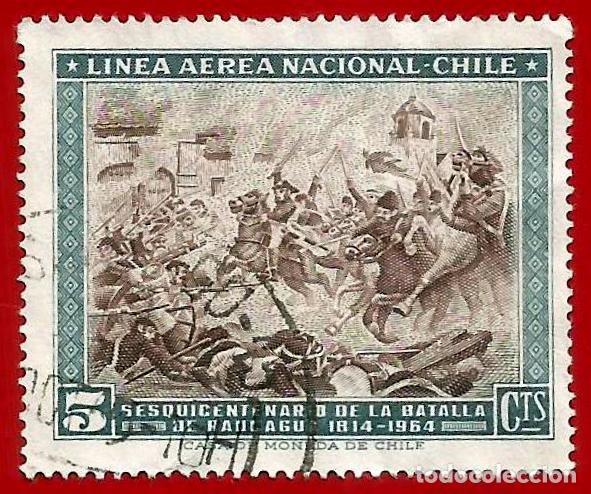 Sellos: Chile. 1965. Scott # C255. Batalla de Rancagua (1814)