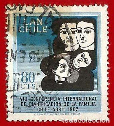 Sellos: Chile. 1967. Scott # C272. Planificacion Famliar