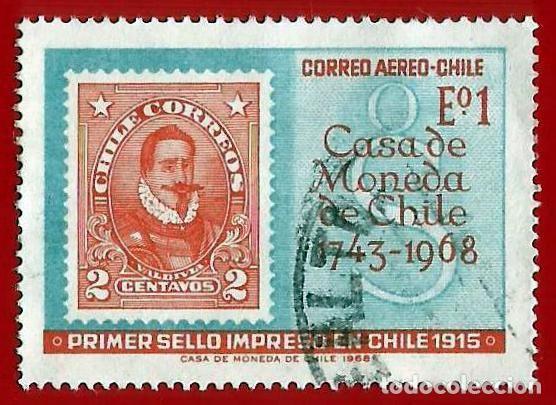 Sellos: Chile. 1968. Scott # C289. Casa de la Moneda - Foto 1