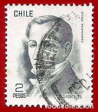 Briefmarken: Chile. 1977. Scott # 483. Diego Portales. Ministro de Finanzas