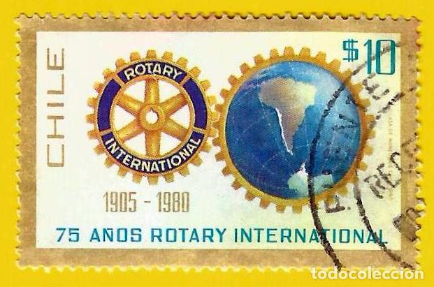 Sellos: Chile. 1980. Scott # 567. ROTARY Internacional - Foto 1