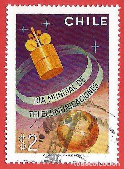 Sellos: Chile. 1977. Scott # 505. Dia Mundial de Telecomunicaciones