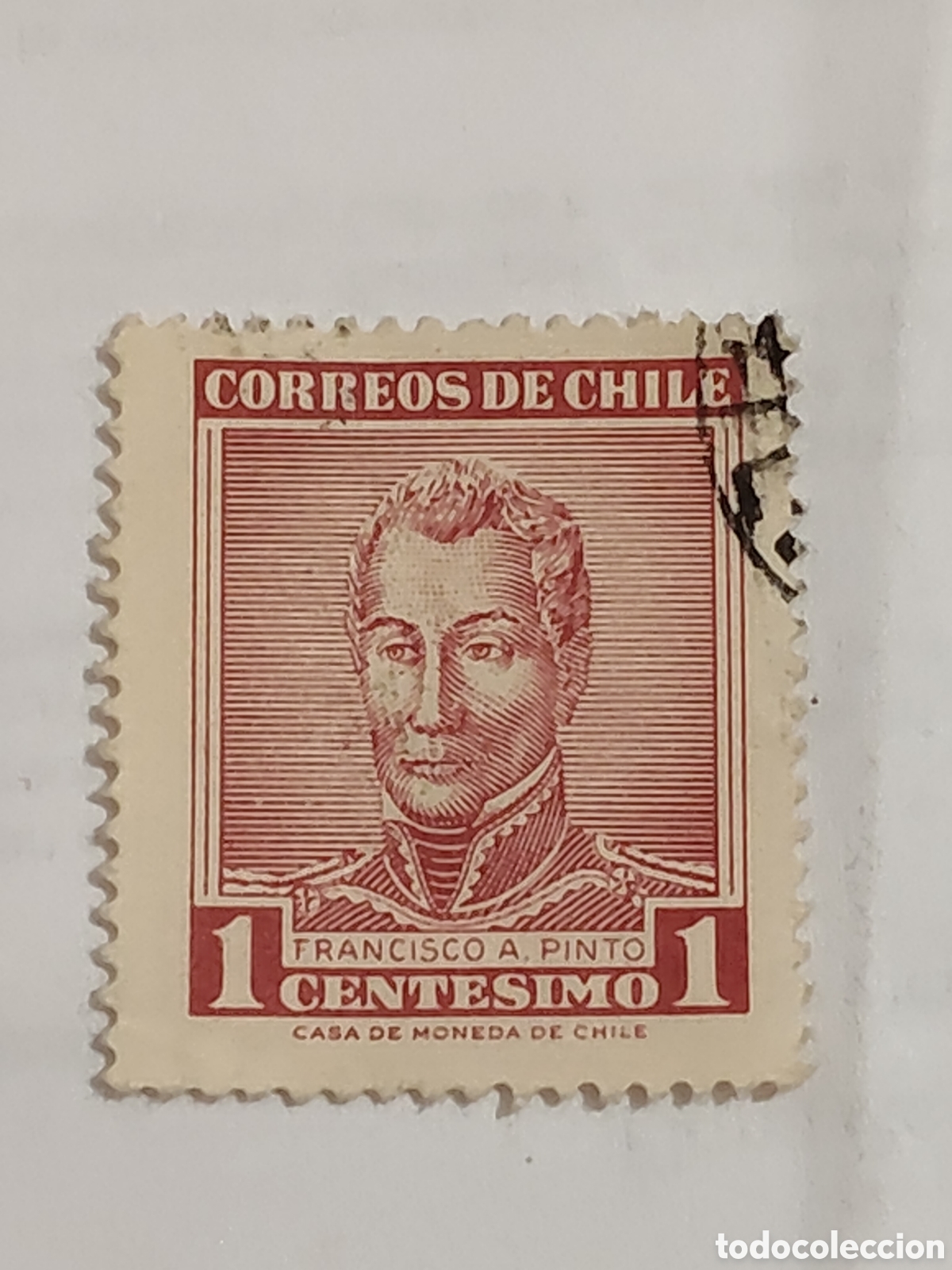 Sellos: Sello de Chile Presidente Francisco Antonio Pinto 1960