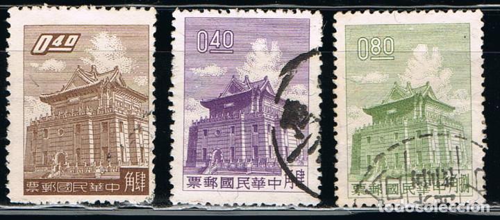 Sellos: CHINA - LOTE DE 3 SELLOS - EDIFICIOS (USADO) LOTE 7 - Foto 1