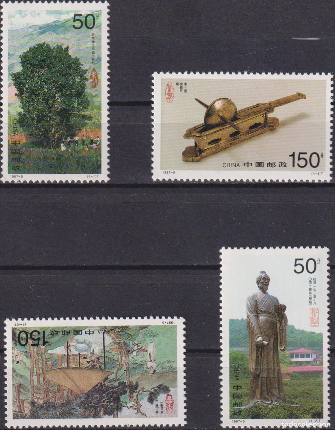 Sellos: China 1997 T&eacute; Alimento MNH - Foto 1