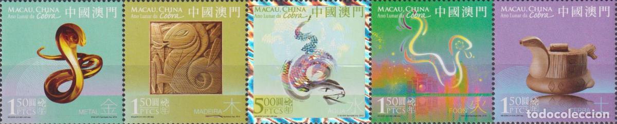 Sellos: Macao 2013 A&ntilde;o Nuevo MNH - Foto 1