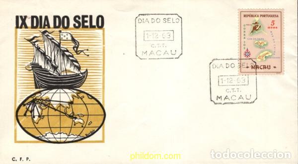 Sellos: 732708 MNH MACAO 1956 MAPA DEL TERRITORIO - Foto 1