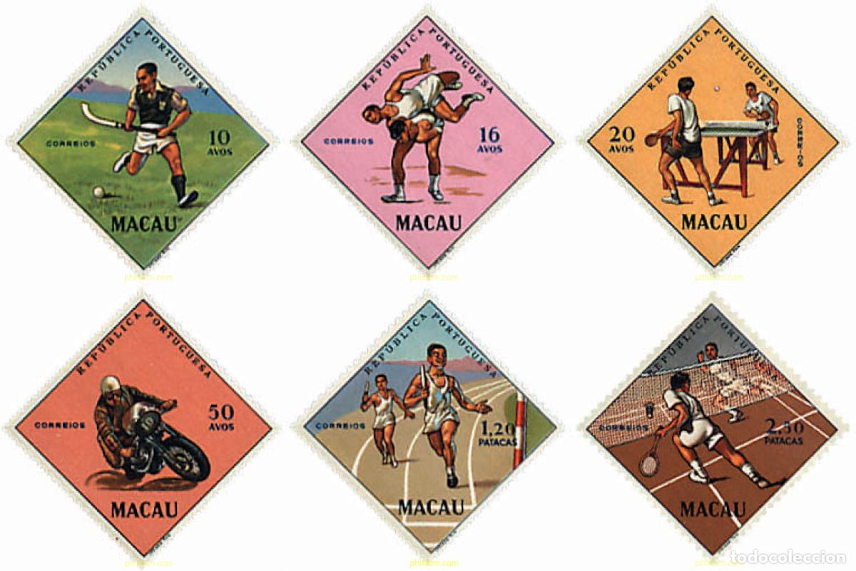 Sellos: 43677 MNH MACAO 1962 DEPORTES