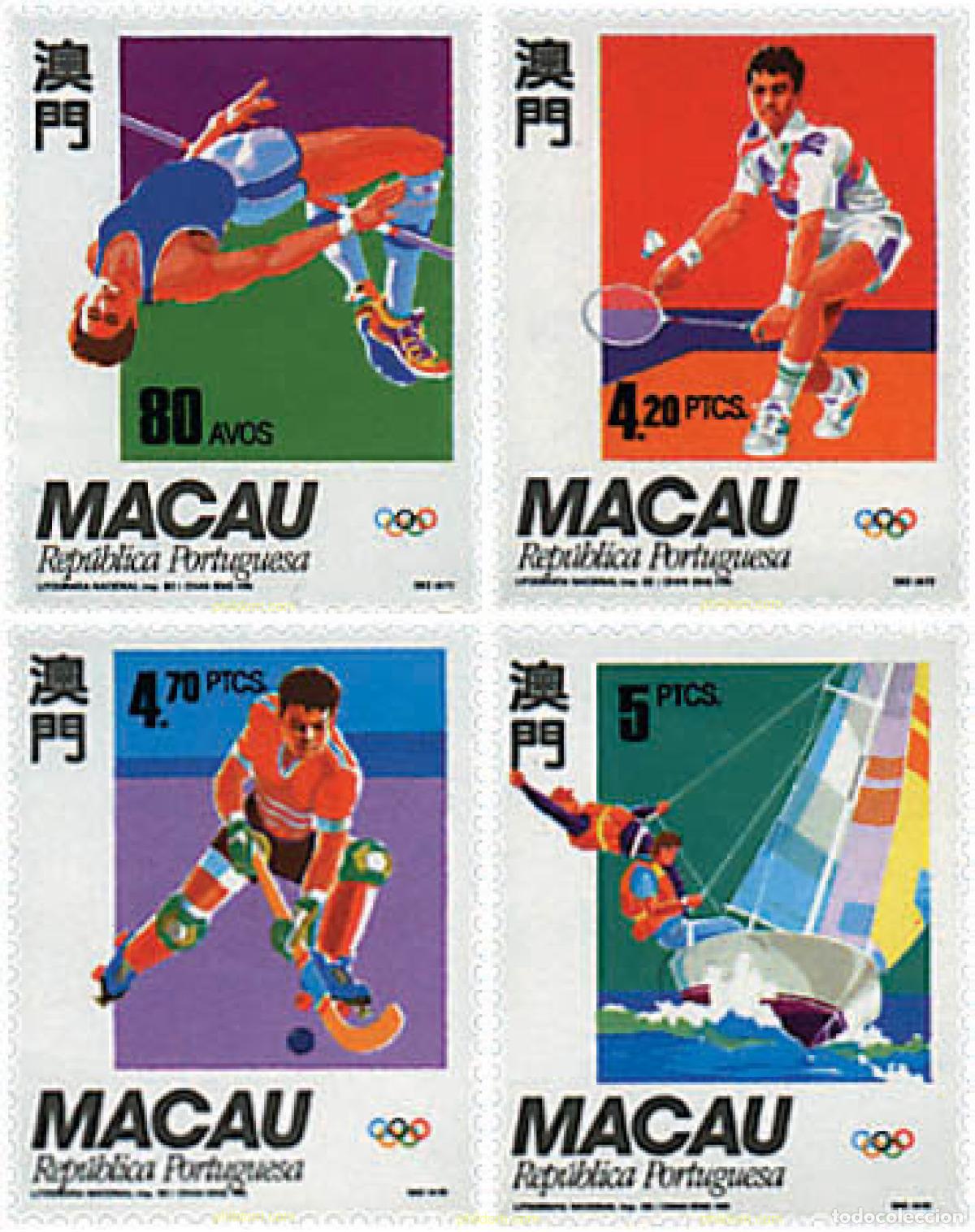 Sellos: 27978 MNH MACAO 1992 25 JUEGOS OLIMPICOS VERANO BARCELONA 1992