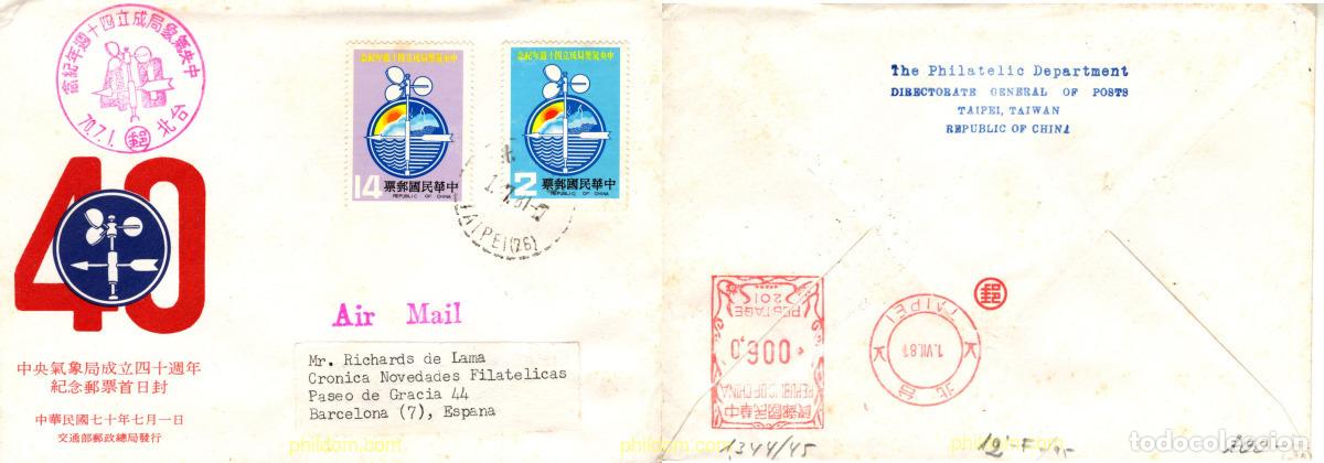 Sellos: 789529 MNH CHINA. FORMOSA-TAIWAN 1981 METEOROLOGIA