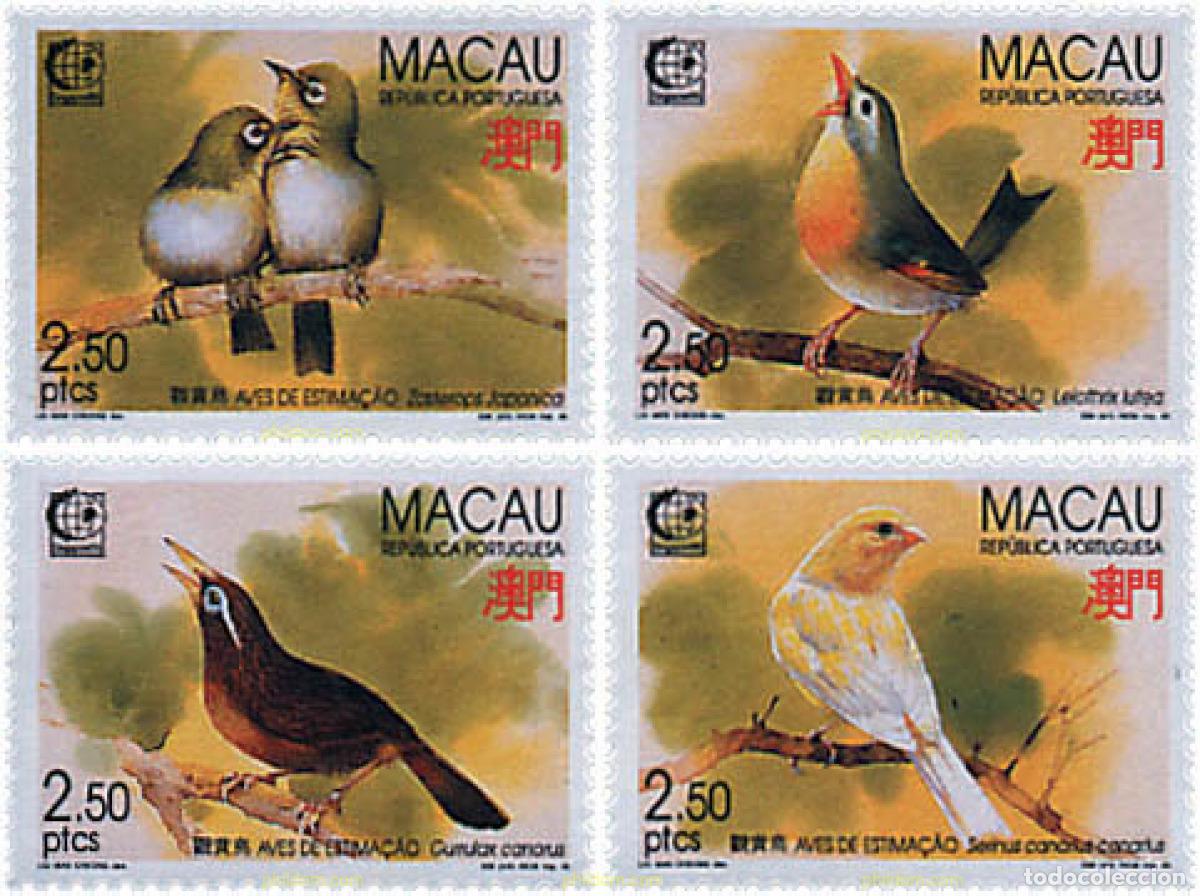 Sellos: 31540 MNH MACAO 1995 SINGAPORE 95. EXPOSICION FILATELICA INTERNACIONAL