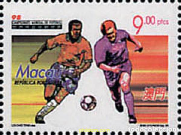 Sellos: 280739 MNH MACAO 1998 COPA DEL MUNDO DE FUTBOL. FRANCIA-98