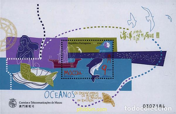 Sellos: 40461 MNH MACAO 1998 A&Ntilde;O INTERNACIONAL DE LOS OCEANOS